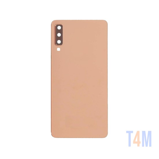 Tampa Traseira+Lente da Câmera Samsung Galaxy A7 2018/A750 Dourado